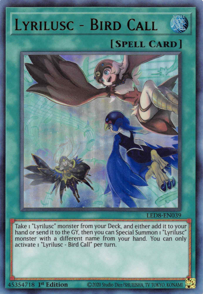 bird yugioh cards Totem Bird LED8 Rare main image 1