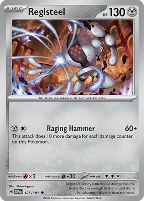 Registeel (125/191) [Scarlet & Violet: Surging Sparks] – Galaxy Games LLC
