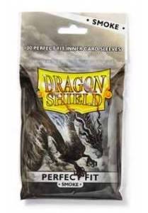 Dragon Shield Perfect Fit - Smoke (100) | Galaxy Games LLC