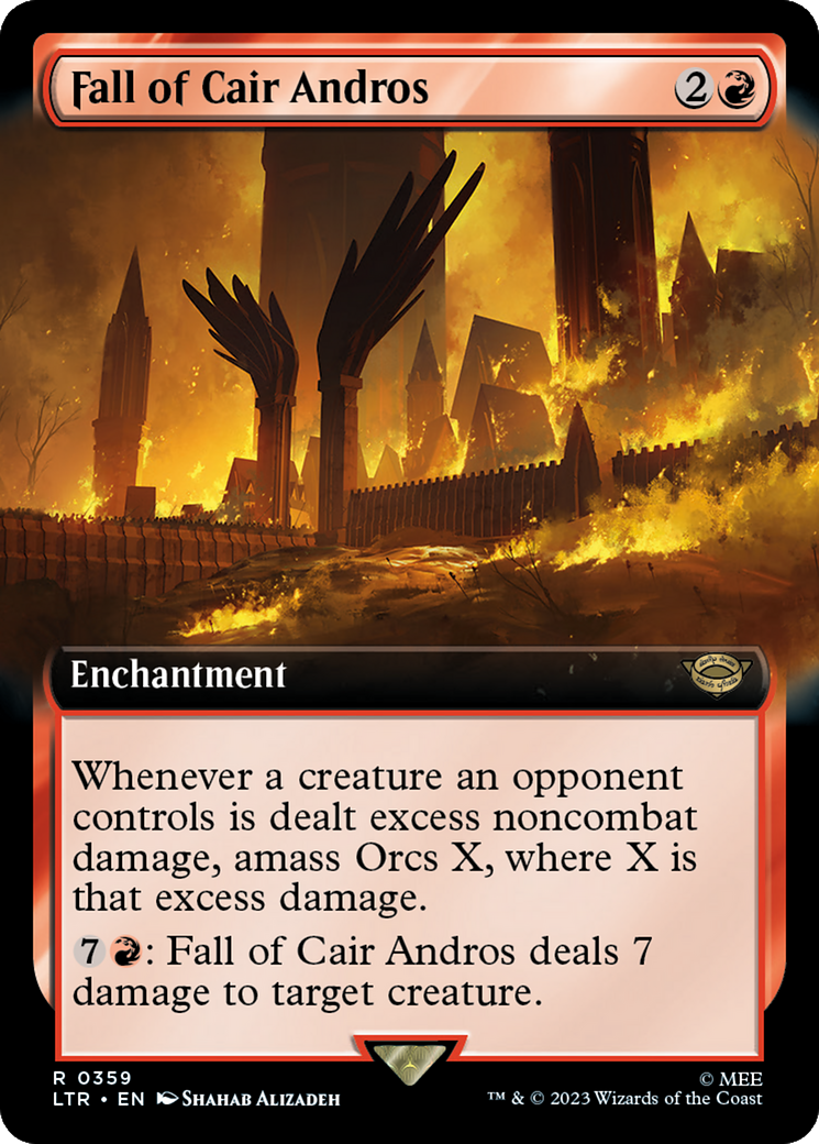 Fall of Cair Andros (Extended Art) [The Lord of the Rings: Tales of Middle-Earth] | Galaxy Games LLC