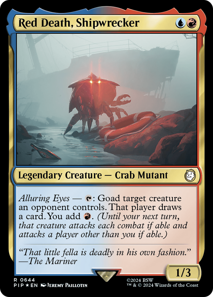 Red Death, Shipwrecker (Surge Foil) [Fallout] | Galaxy Games LLC