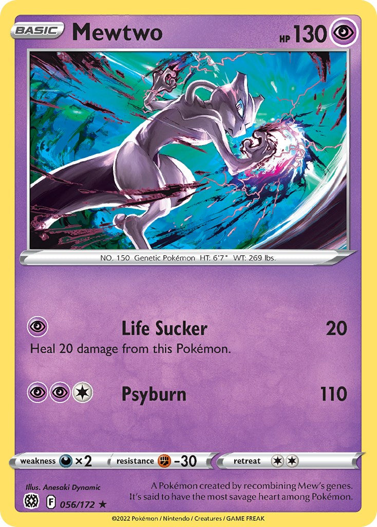 Mewtwo (056/172) (Cosmos Holo) [Sword & Shield: Black Star Promos] | Galaxy Games LLC