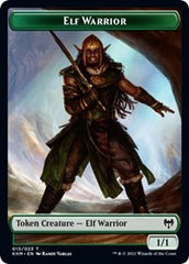 Elf Warrior // Koma's Coil Double-Sided Token [Kaldheim Tokens] | Galaxy Games LLC