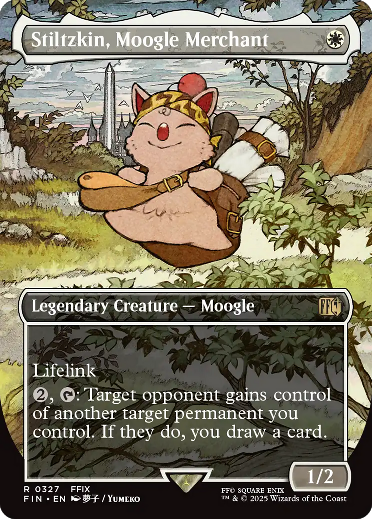 Stiltzkin, Moogle Merchant (Borderless) [FINAL FANTASY] | Galaxy Games LLC