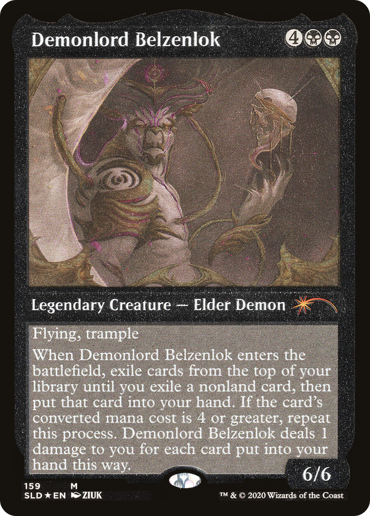 Demonlord Belzenlok (Foil Etched) [Secret Lair Drop Series] | Galaxy Games LLC