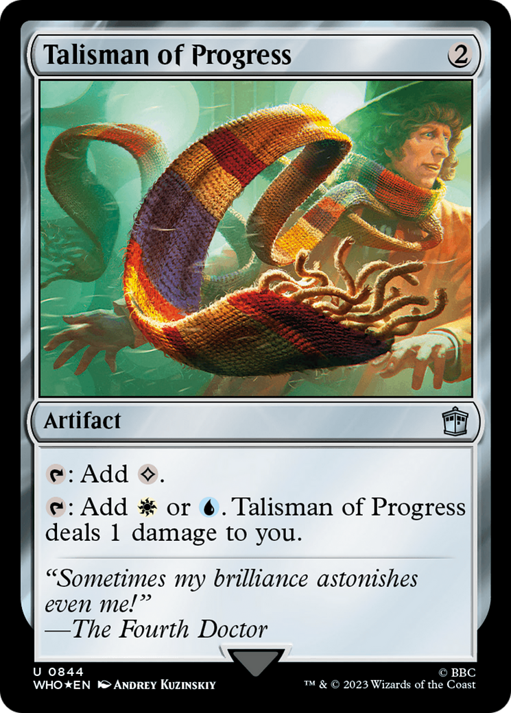 Talisman of Progress (Surge Foil) [Doctor Who] | Galaxy Games LLC