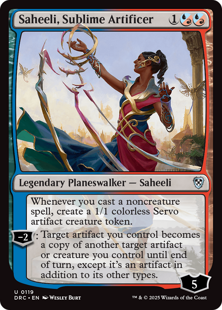 Saheeli, Sublime Artificer [Aetherdrift Commander] | Galaxy Games LLC