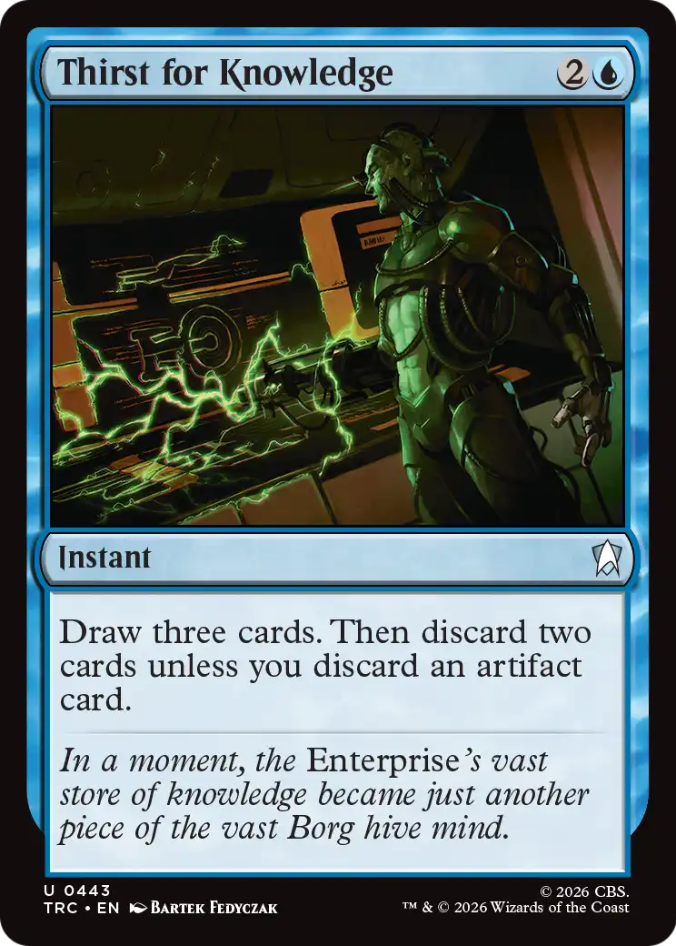 Thirst for Knowledge (Surge Foil) [Star Trek Commander] | Galaxy Games LLC