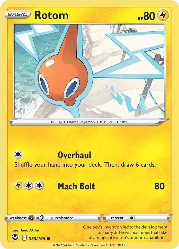 Rotom (053/195) [Sword & Shield: Silver Tempest] | Galaxy Games LLC