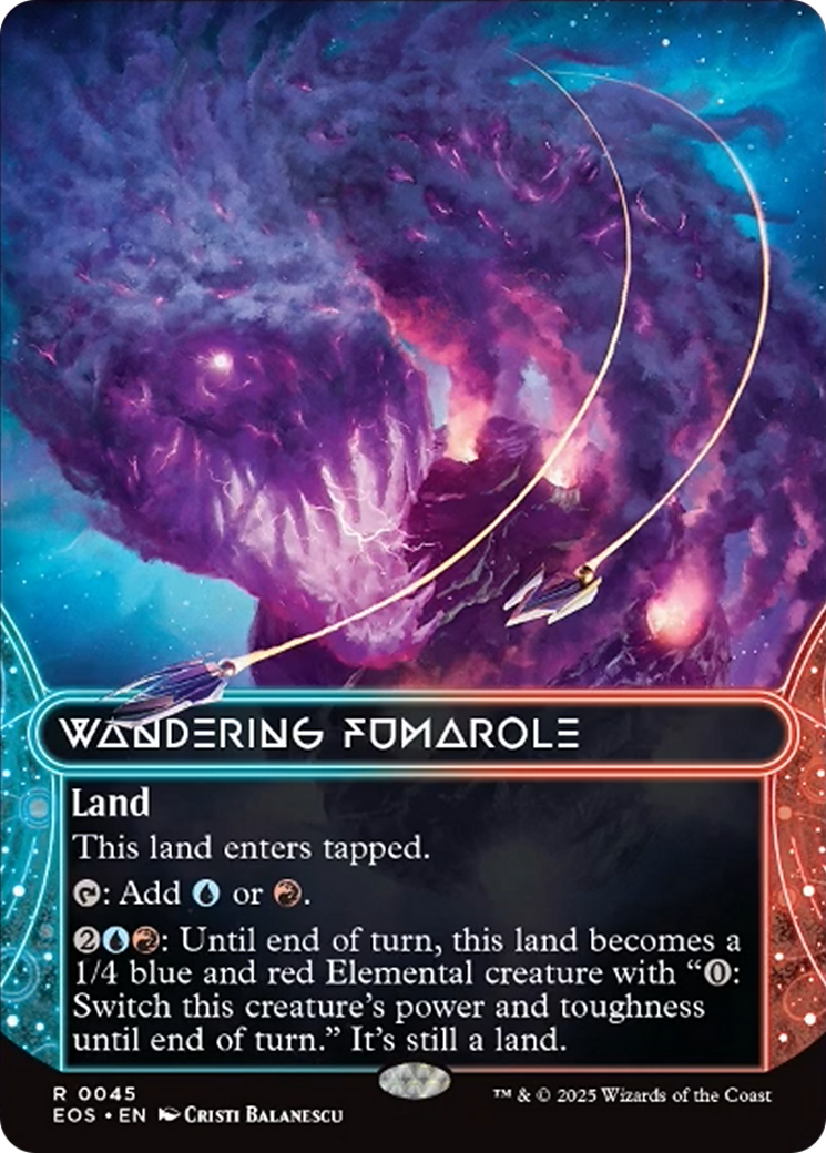 Wandering Fumarole (0045) (Borderless) [Edge of Eternities: Stellar Sights] | Galaxy Games LLC