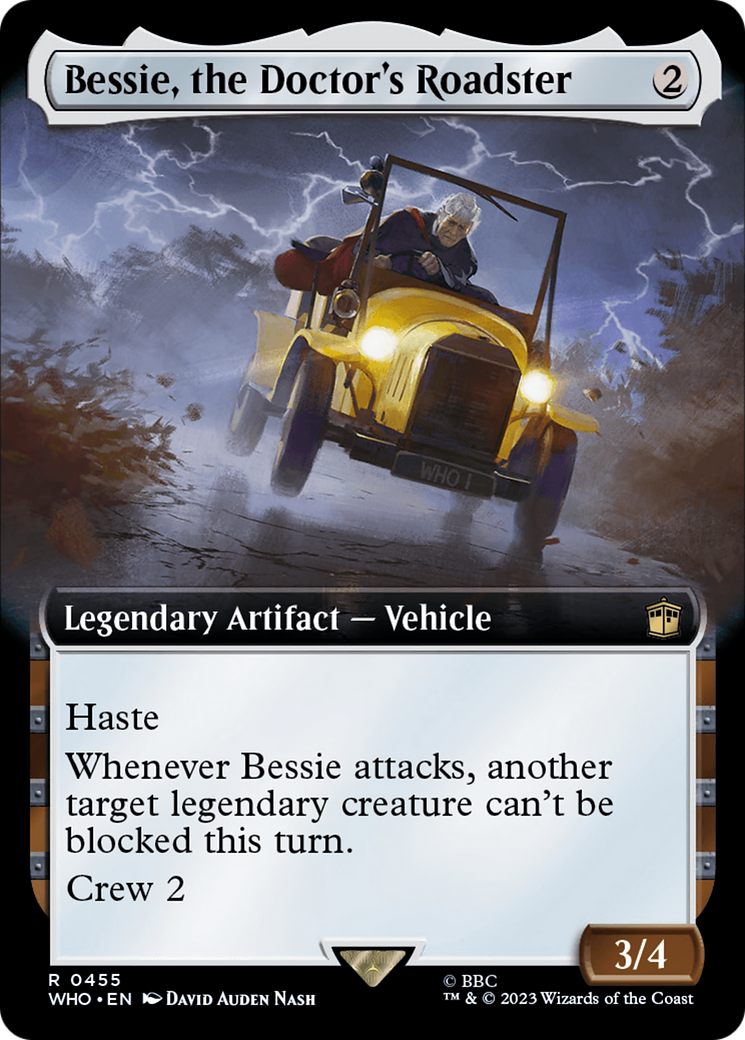 Bessie, the Doctor's Roadster (Extended Art) [Doctor Who] | Galaxy Games LLC