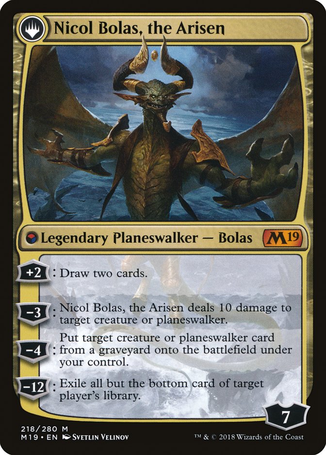 nicol bolas mtg card Nicol Bolas, the Ravager - Blue/Black/Red - 218/280