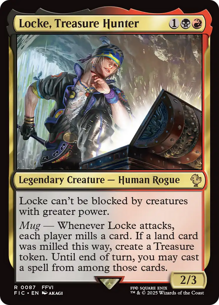 Locke, Treasure Hunter [FINAL FANTASY Commander] | Galaxy Games LLC