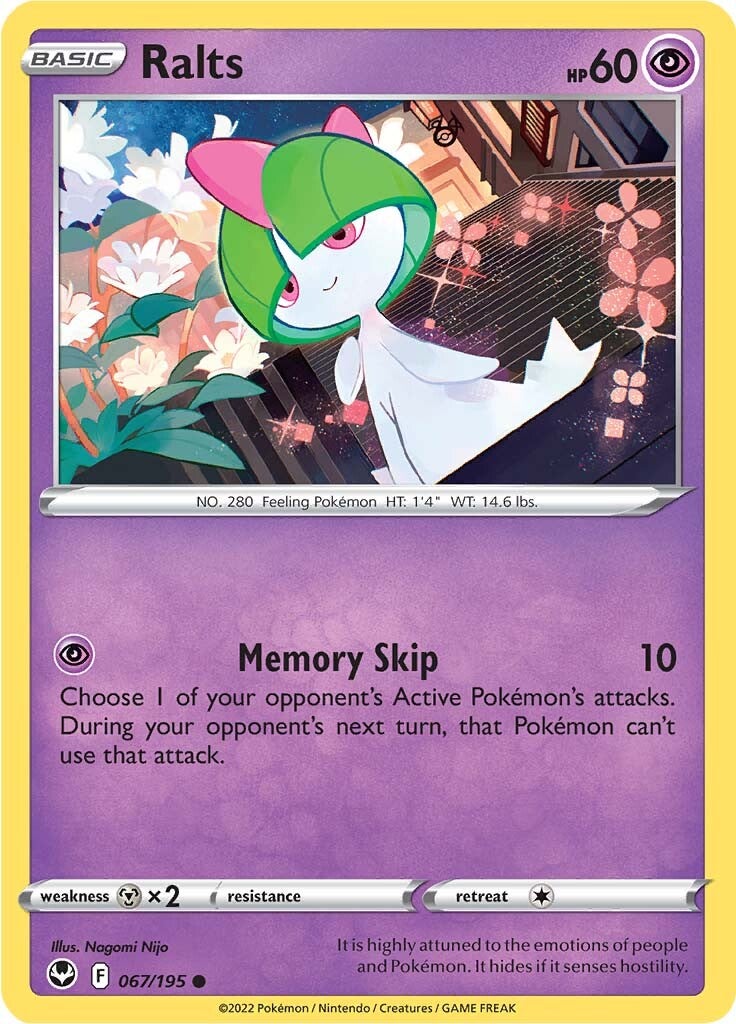 Ralts (067/195) [Sword & Shield: Silver Tempest] | Galaxy Games LLC