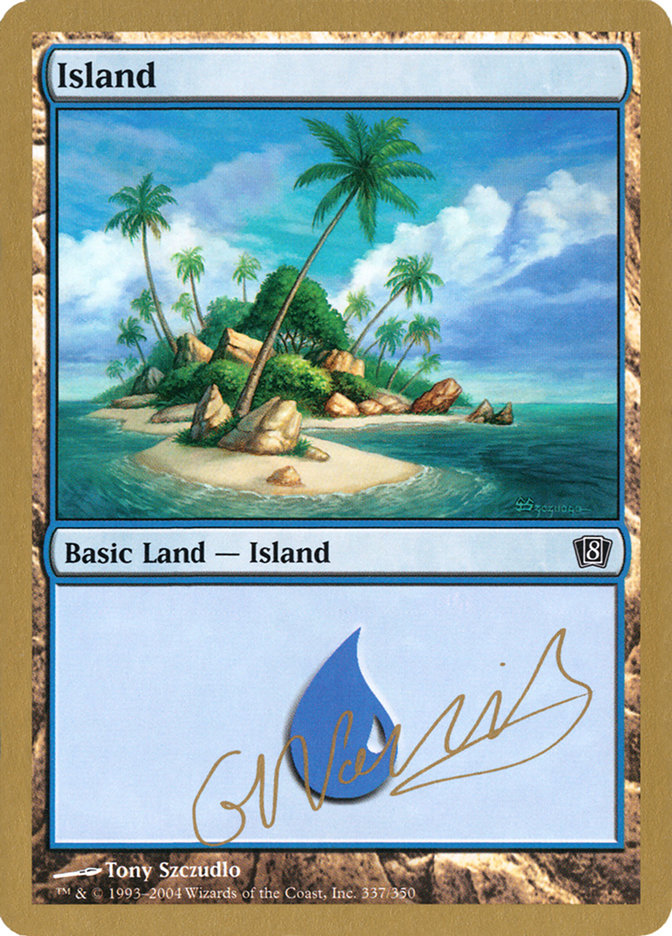 Island (gn337) (Gabriel Nassif) [World Championship Decks 2004] | Galaxy Games LLC