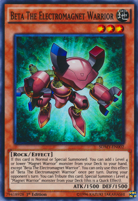Beta The Electromagnet Warrior [SDMY-EN002] Super Rare | Galaxy Games LLC