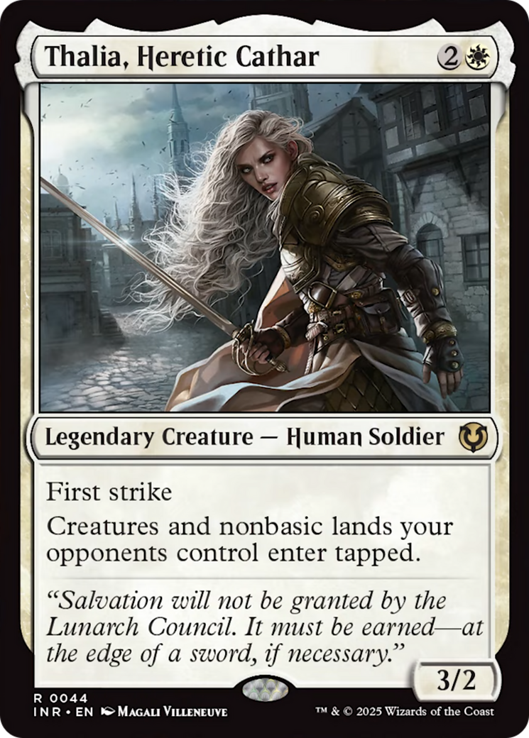 Thalia, Heretic Cathar [Innistrad Remastered] | Galaxy Games LLC