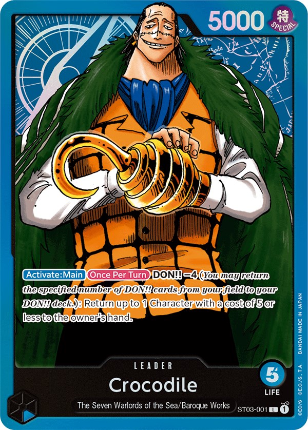 Crocodile (001) [Starter Deck: The Seven Warlords of The Sea] | Galaxy Games LLC