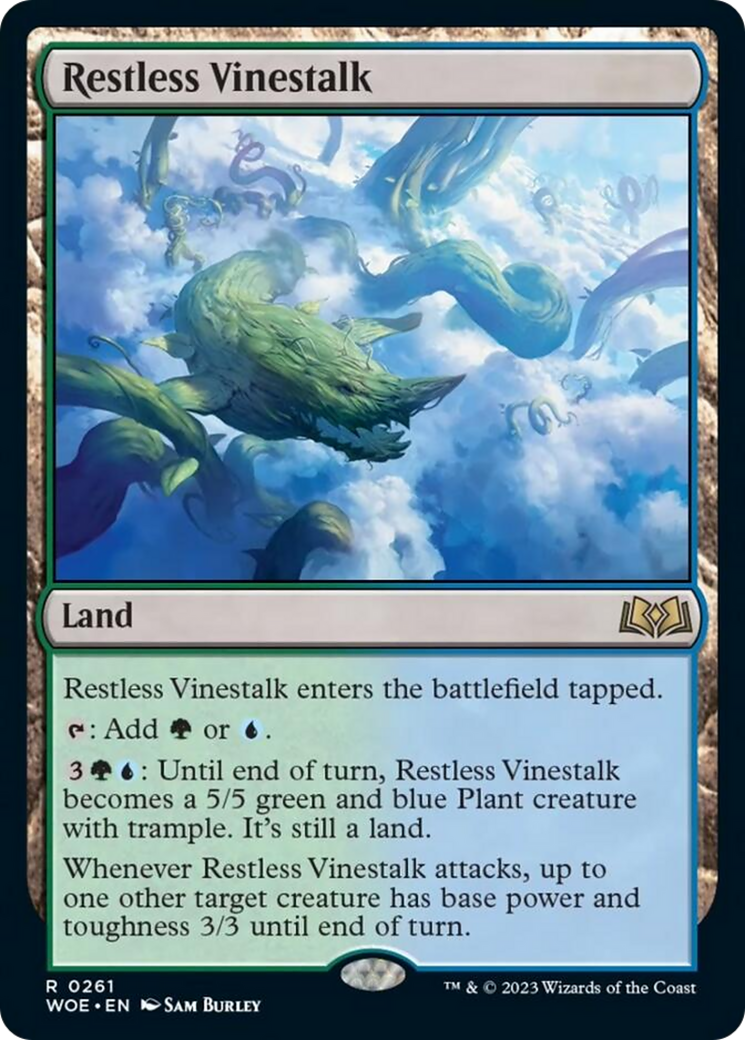 Restless Vinestalk [Wilds of Eldraine] | Galaxy Games LLC