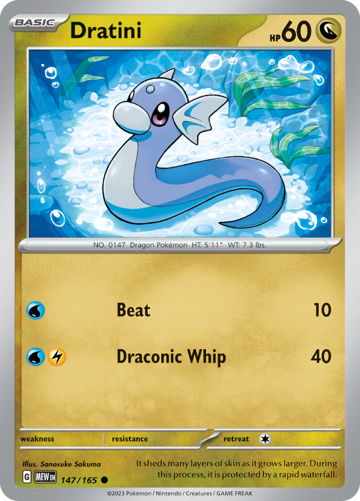 Dratini (147/165) [Scarlet & Violet 151] | Galaxy Games LLC