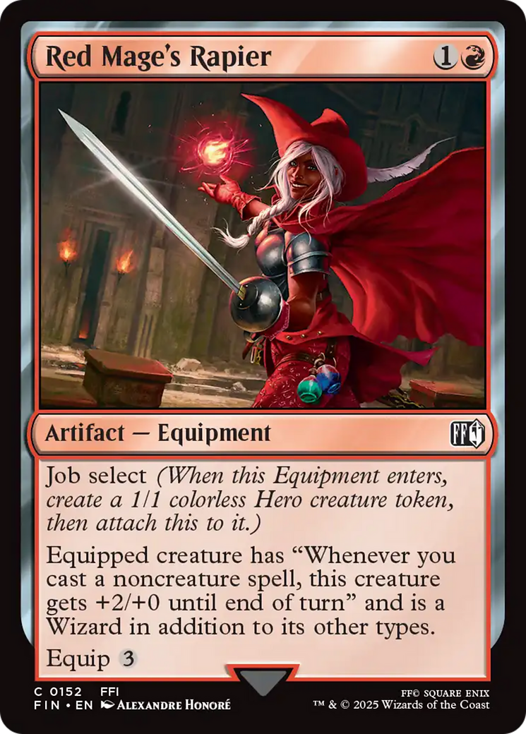 Red Mage's Rapier [FINAL FANTASY] | Galaxy Games LLC