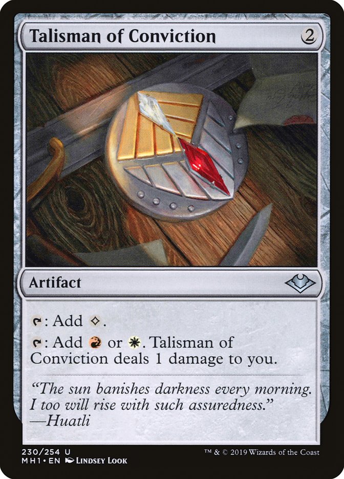 Talisman of Conviction [Modern Horizons] | Galaxy Games LLC