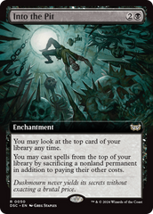 Into the Pit (Extended Art) [Duskmourn: House of Horror Commander] | Galaxy Games LLC