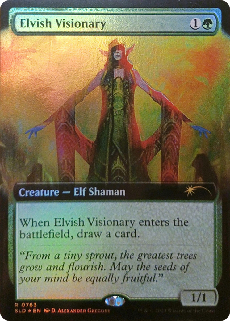 Elvish Visionary (Extended Art) [Secret Lair Drop Series] | Galaxy Games LLC