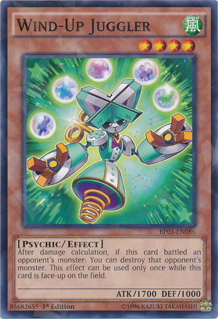 Wind-Up Juggler [BP03-EN086] Shatterfoil Rare | Galaxy Games LLC