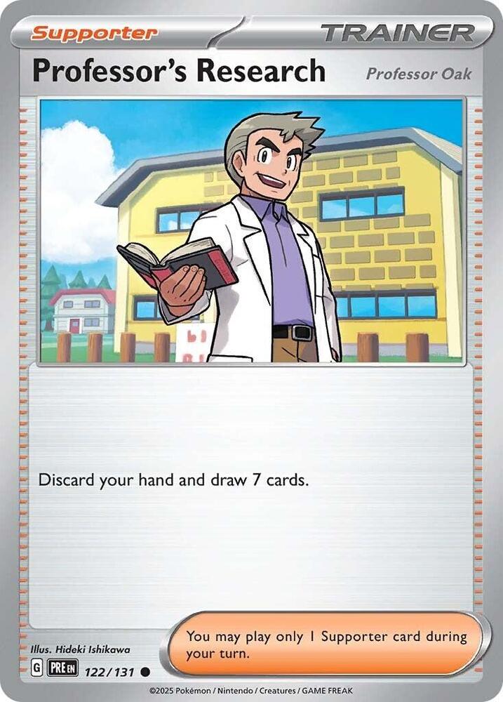 Professor's Research (122/131) [Professor Oak] [Scarlet & Violet: Prismatic Evolutions] | Galaxy Games LLC