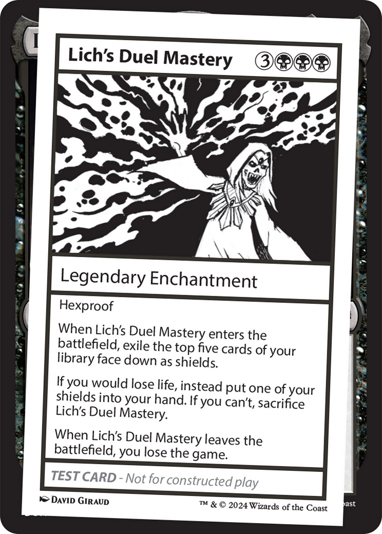 Lich's Duel Mastery [Mystery Booster 2 Playtest Cards] | Galaxy Games LLC