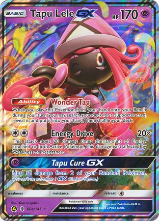 Tapu Lele GX (60a/145) (Alternate card) (Jumbo Card) [Sun & Moon: Guardians Rising] | Galaxy Games LLC