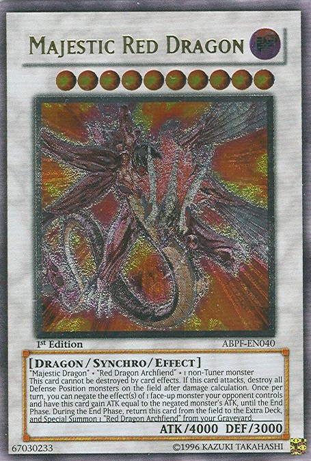 Majestic Red Dragon [ABPF-EN040] Ultimate Rare | Galaxy Games LLC