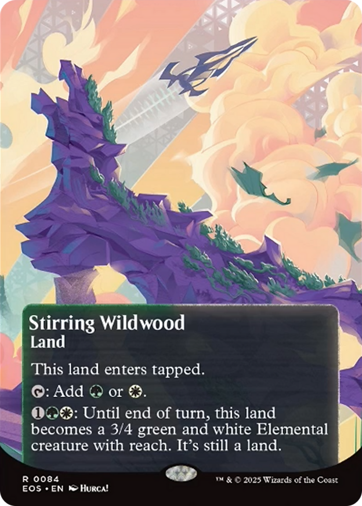 Stirring Wildwood (0084) (Borderless) [Edge of Eternities: Stellar Sights] | Galaxy Games LLC