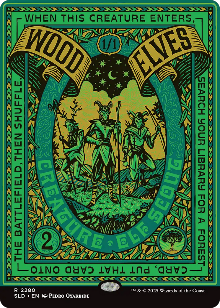 Wood Elves (2280) [Secret Lair Drop Series] | Galaxy Games LLC