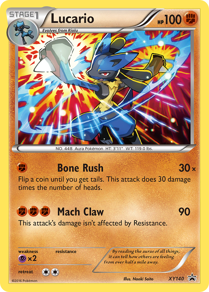 Lucario (XY140) [XY: Black Star Promos] | Galaxy Games LLC