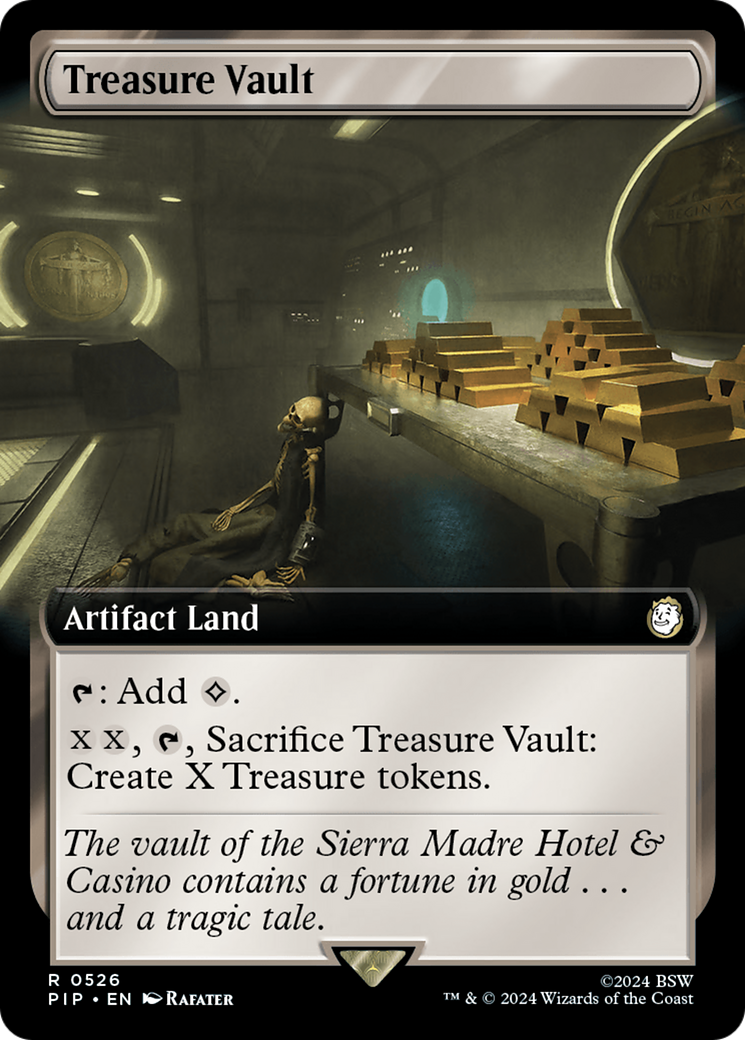 Treasure Vault (Extended Art) [Fallout] | Galaxy Games LLC