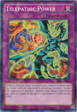 Telepathic Power [BP03-EN208] Shatterfoil Rare | Galaxy Games LLC