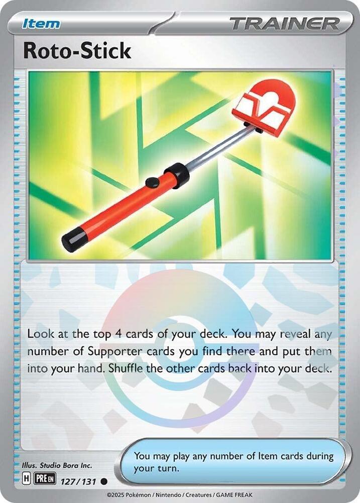 Roto-Stick (127/131) (Poke Ball Pattern) [Scarlet & Violet: Prismatic Evolutions] | Galaxy Games LLC