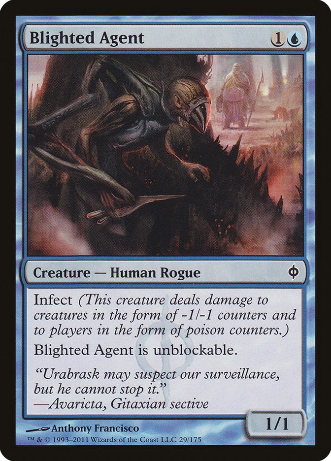 Blighted Agent [New Phyrexia] | Galaxy Games LLC