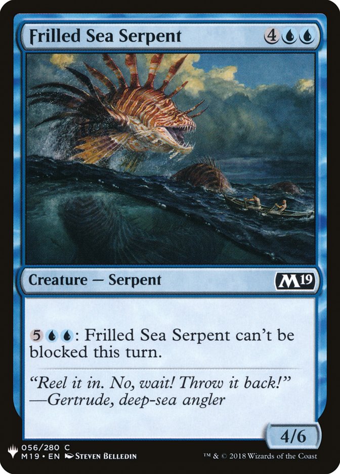 Frilled Sea Serpent [Mystery Booster] | Galaxy Games LLC