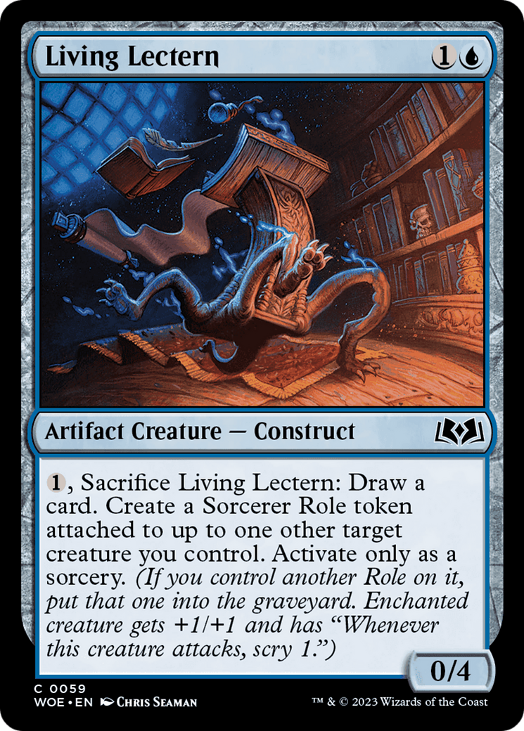Living Lectern [Wilds of Eldraine] | Galaxy Games LLC