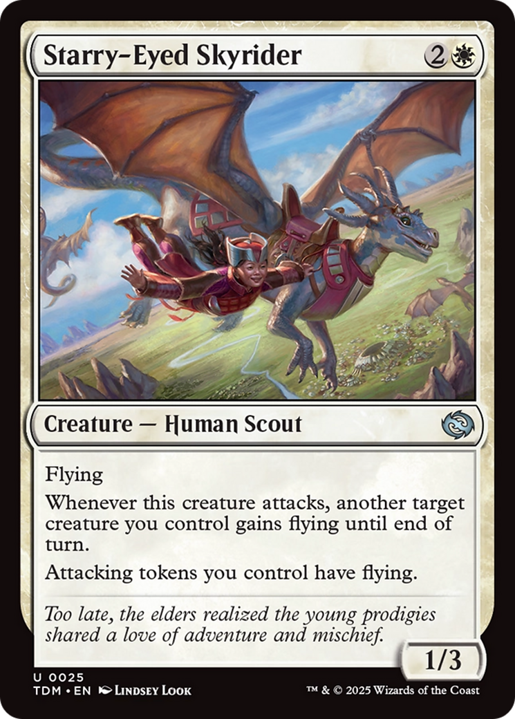 Starry-Eyed Skyrider [Tarkir: Dragonstorm] | Galaxy Games LLC