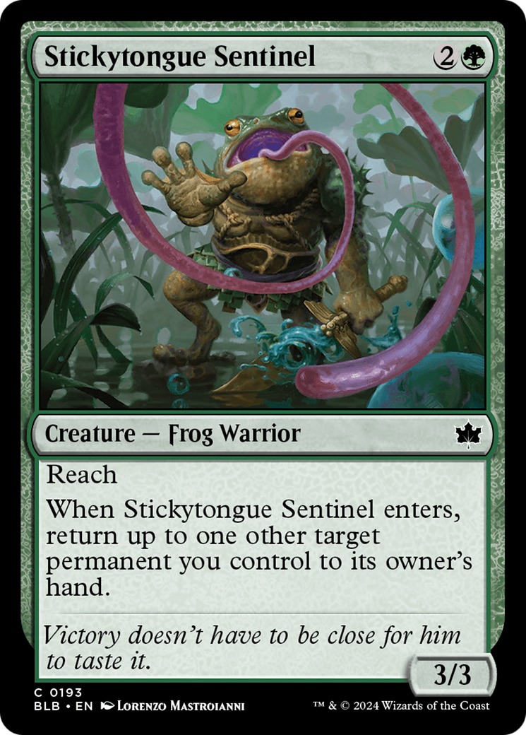Stickytongue Sentinel [Bloomburrow] | Galaxy Games LLC