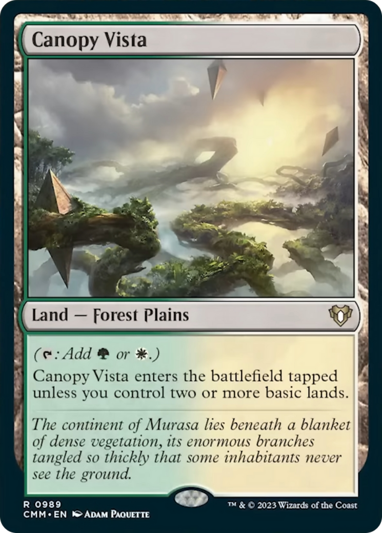 Canopy Vista [Commander Masters] | Galaxy Games LLC