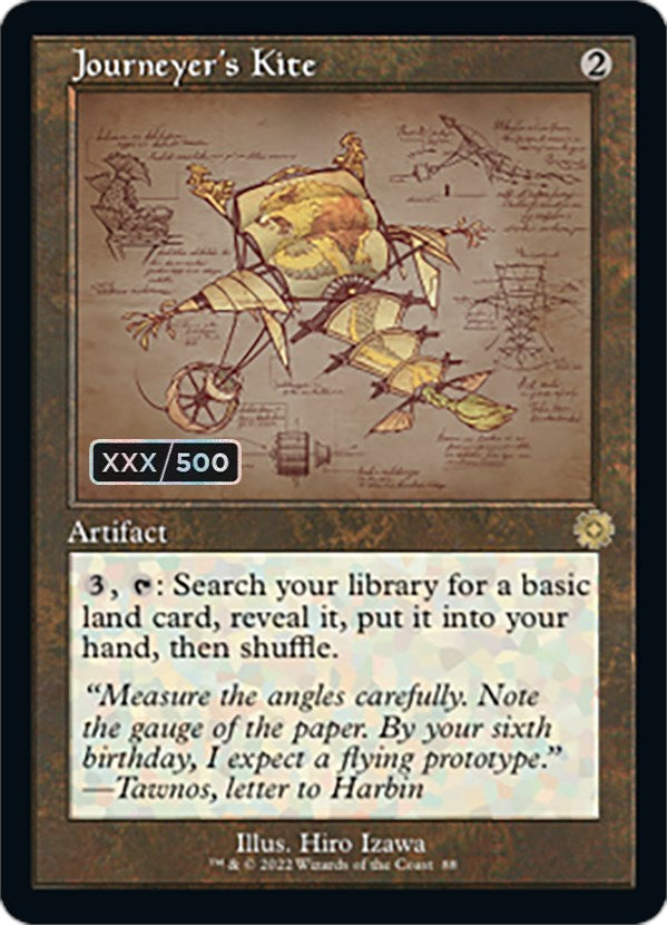 Journeyer's Kite (Retro Schematic) (Serialized) [The Brothers' War Retro Artifacts] | Galaxy Games LLC