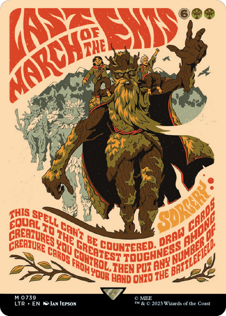 Last March of the Ents (Borderless Poster) [The Lord of the Rings: Tales of Middle-Earth] | Galaxy Games LLC