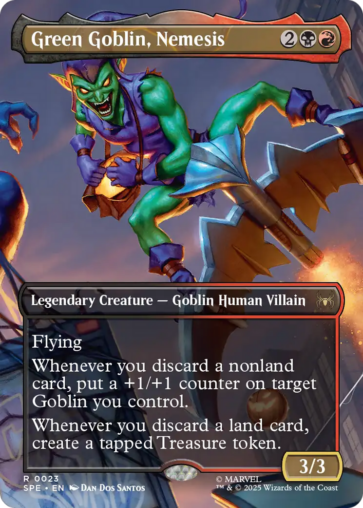 Green Goblin, Nemesis (Borderless) [Marvel's Spider-Man: Eternal-Legal] | Galaxy Games LLC