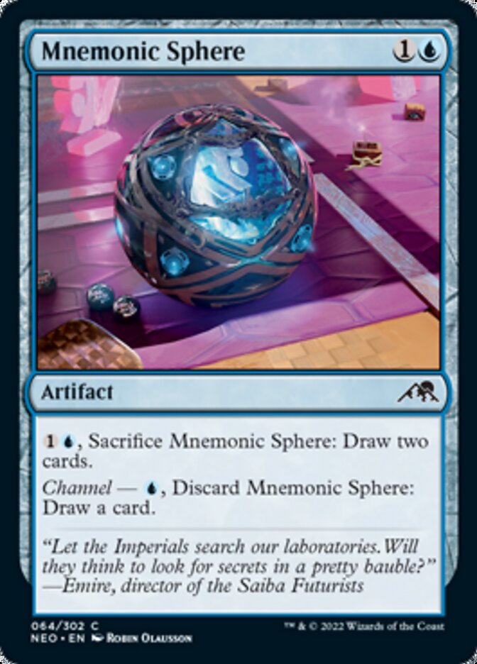 Mnemonic Sphere [Kamigawa: Neon Dynasty] | Galaxy Games LLC