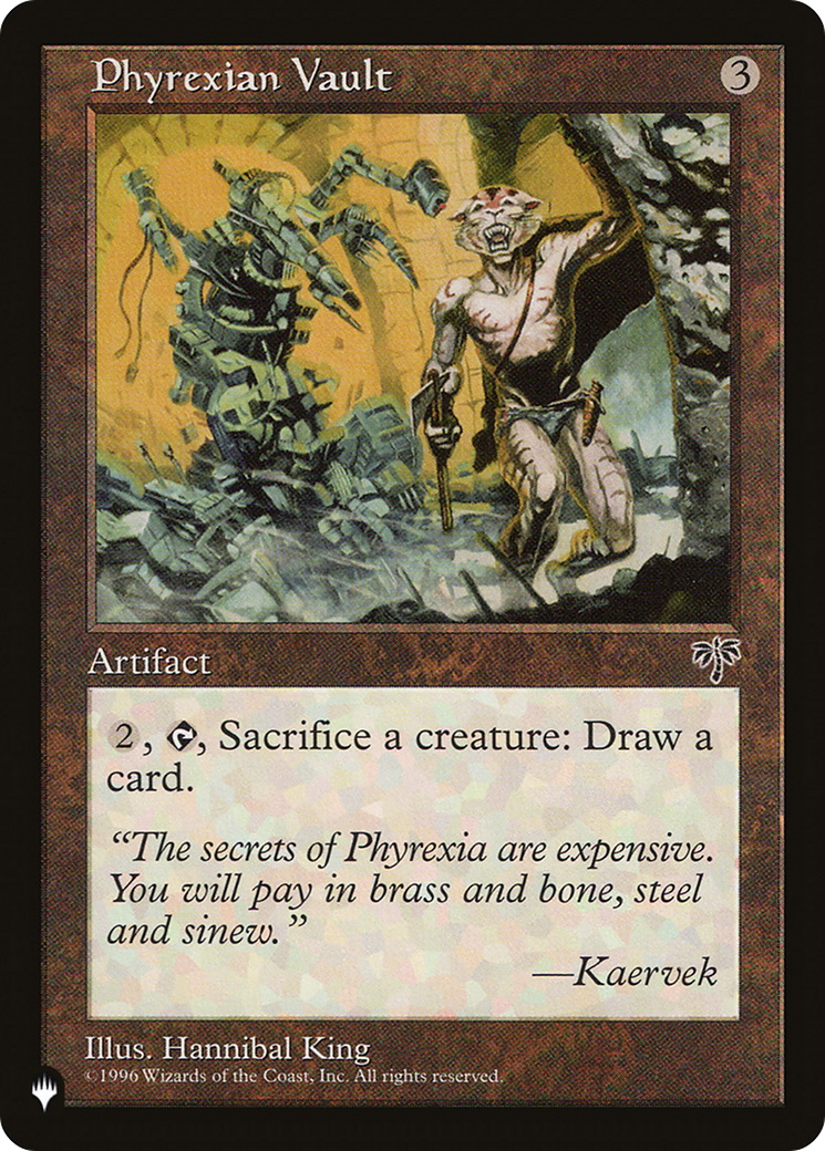Phyrexian Vault [The List] | Galaxy Games LLC